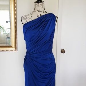 CACHE | One Shoulder Cocktail Dress